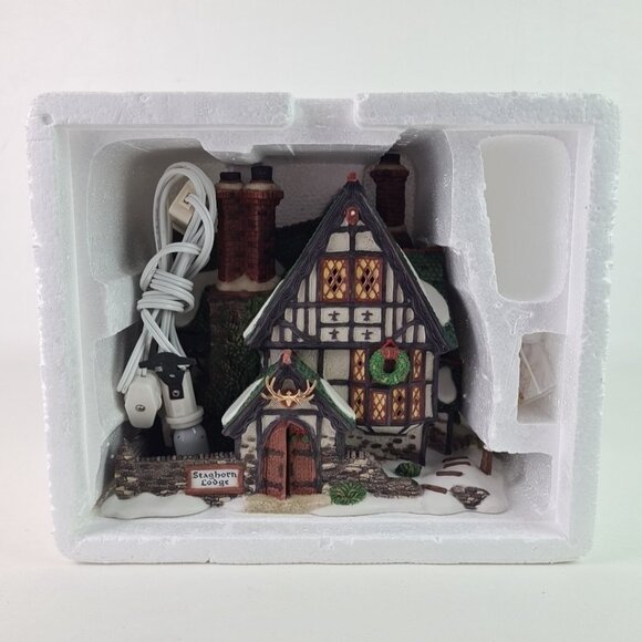 Department 56 Heritage Village Dicken's Village "Staghorn Lodge" 58445 Box Light - Picture 11 of 11